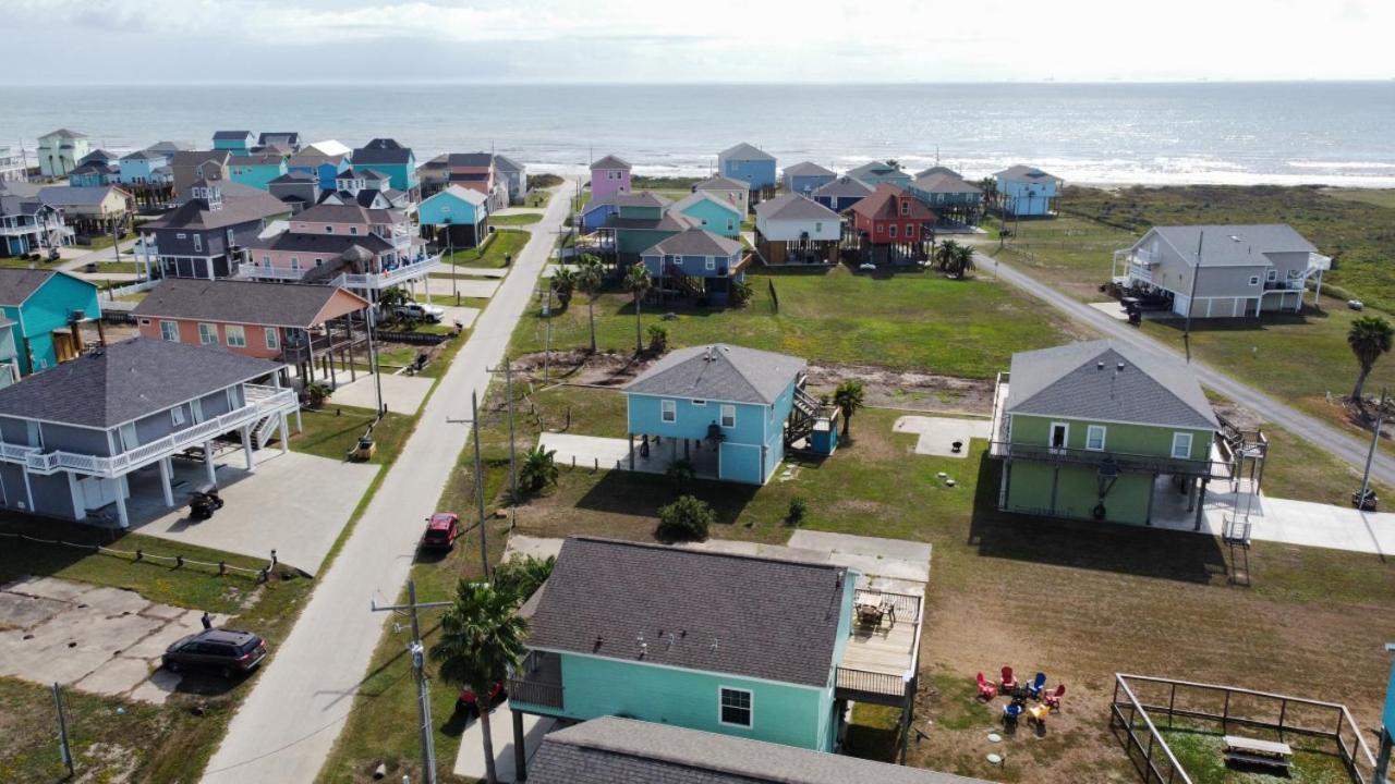 Steps To Beach Golf Cart About Time Beach Retreat Bolivar Peninsula Exterior photo